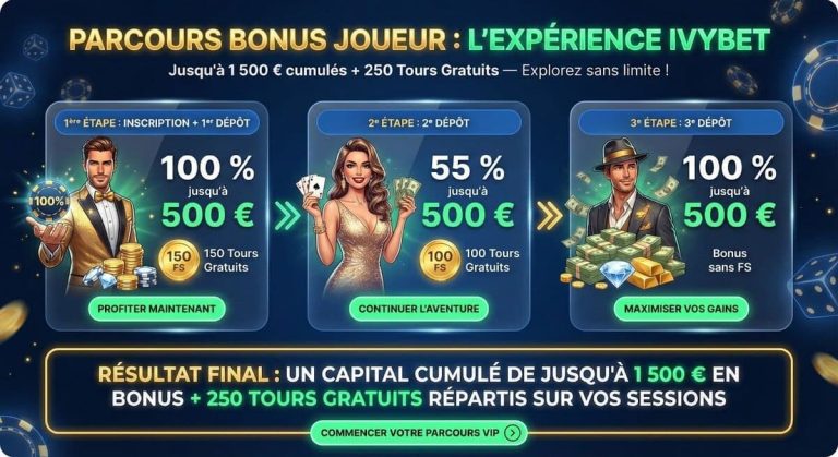 Ivybet Casino parcours bonus