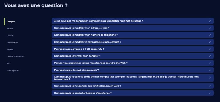 Ivybet Casino support client